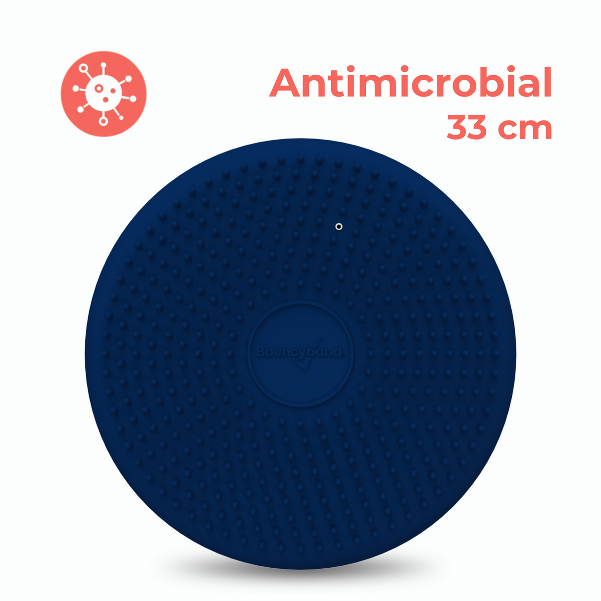 Wiggle Seat Antimicrobial Big Sensory Chair Cushion for Elementary/Middle/High School Kids by Bouncyband®