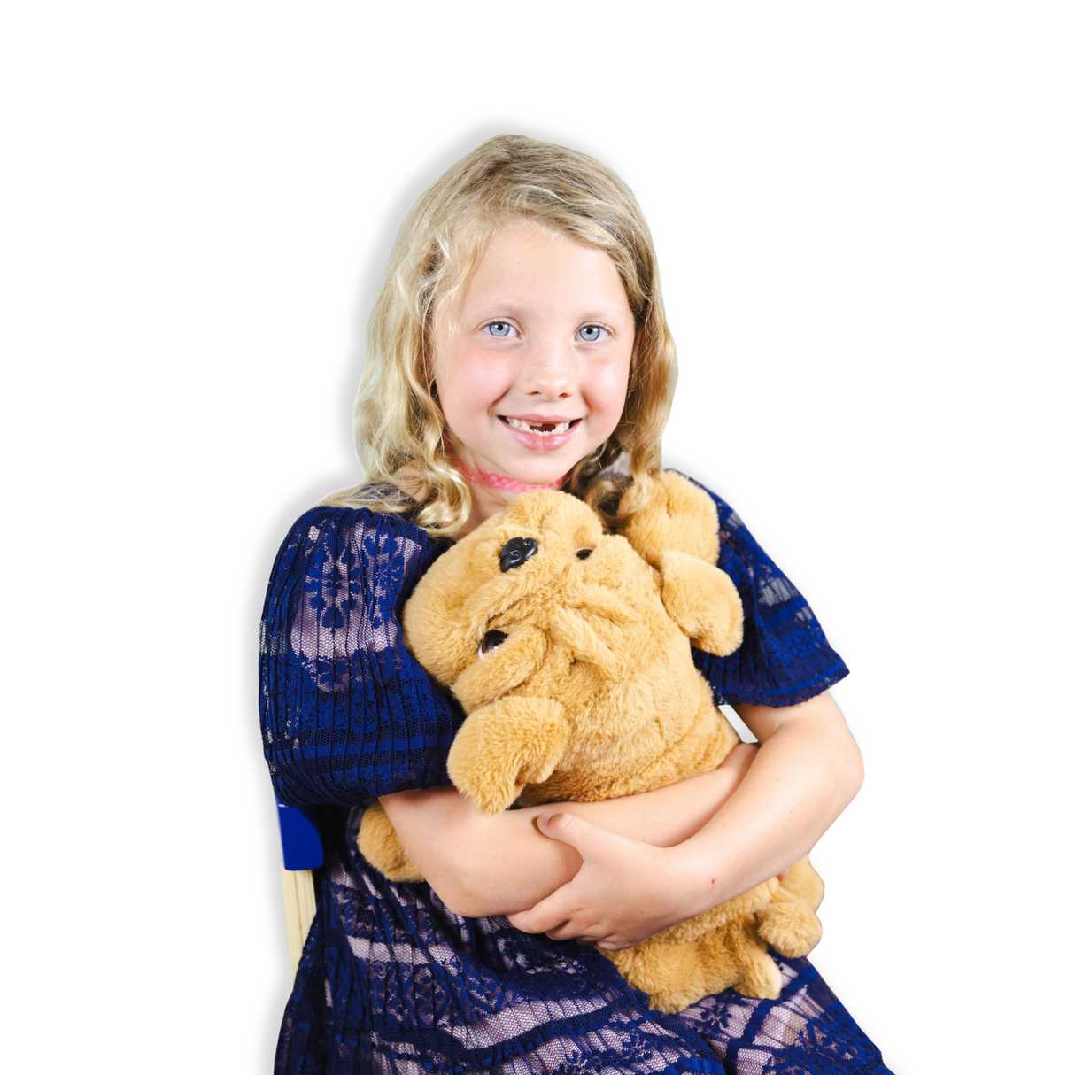 Happy Hugs Weighted Plush Bulldog by Bouncyband®