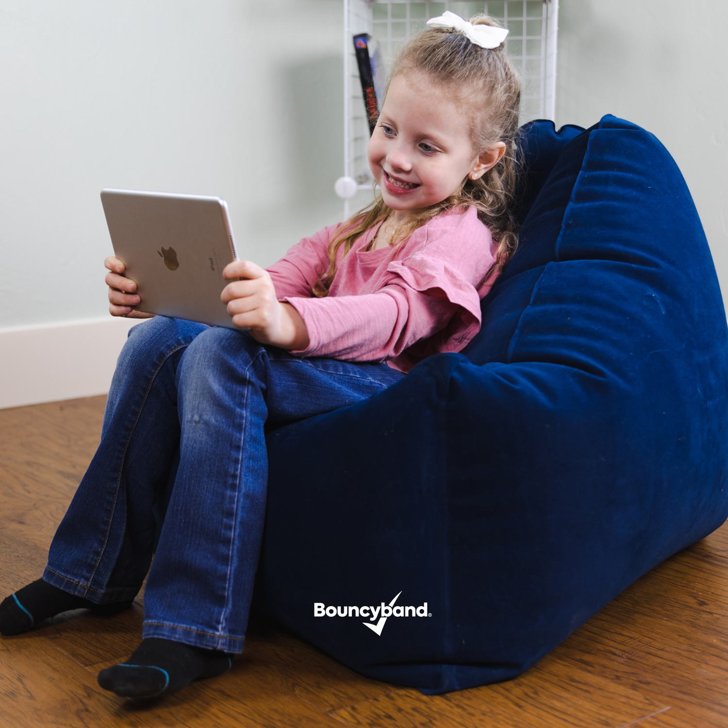 Comfy Cozy Peapod Inflatable Chair for Kids by Bouncyband®