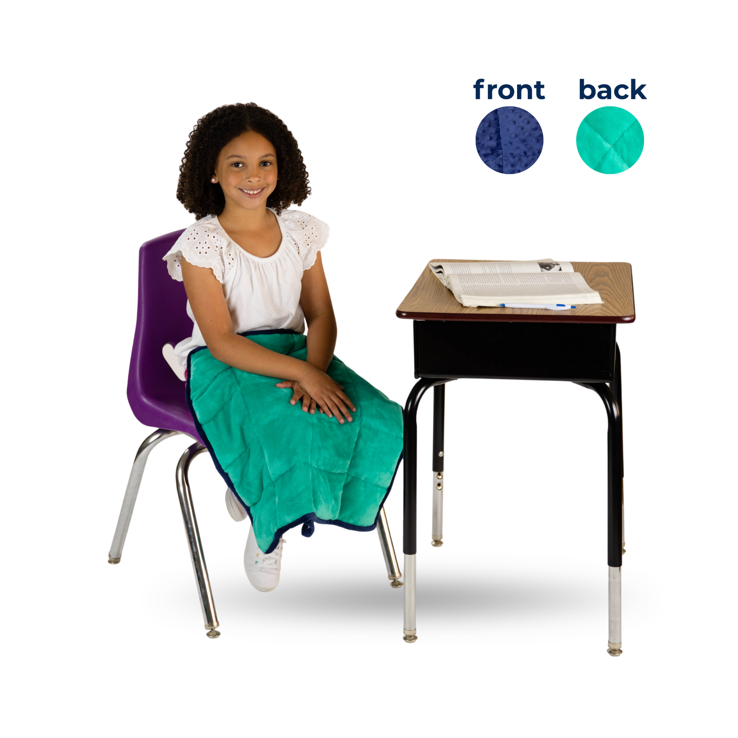 Comfy & Portable Weighted Sensory Lap Pad for Kids by Bouncyband®