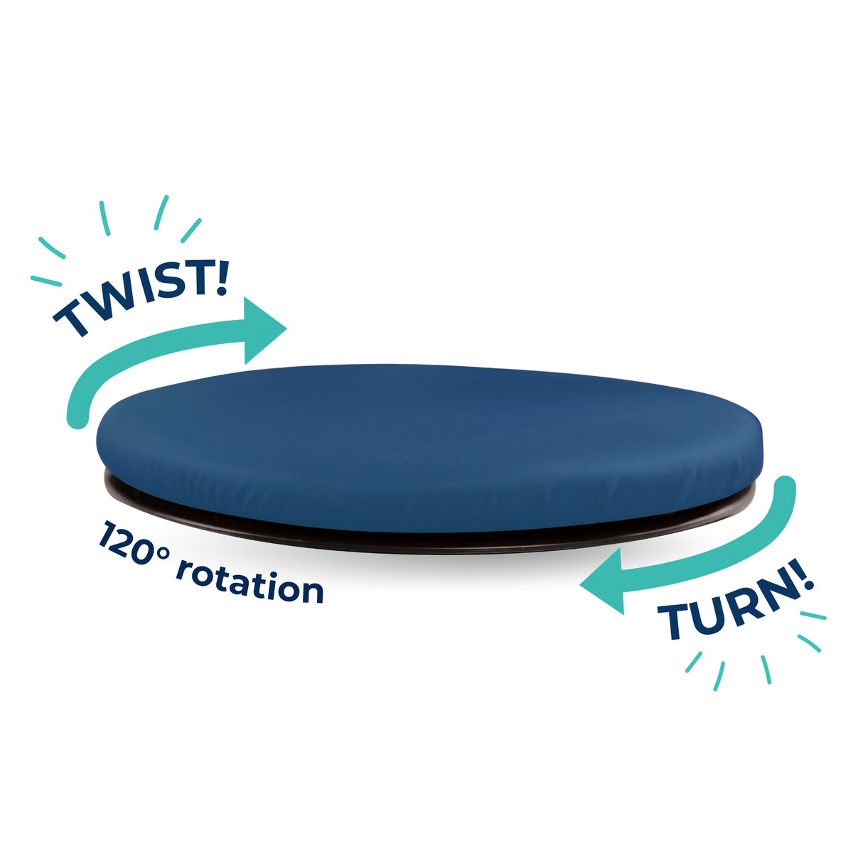 Sit & Twist Active Seat Cushion for Elementary/Middle/High School Kids by Bouncyband®