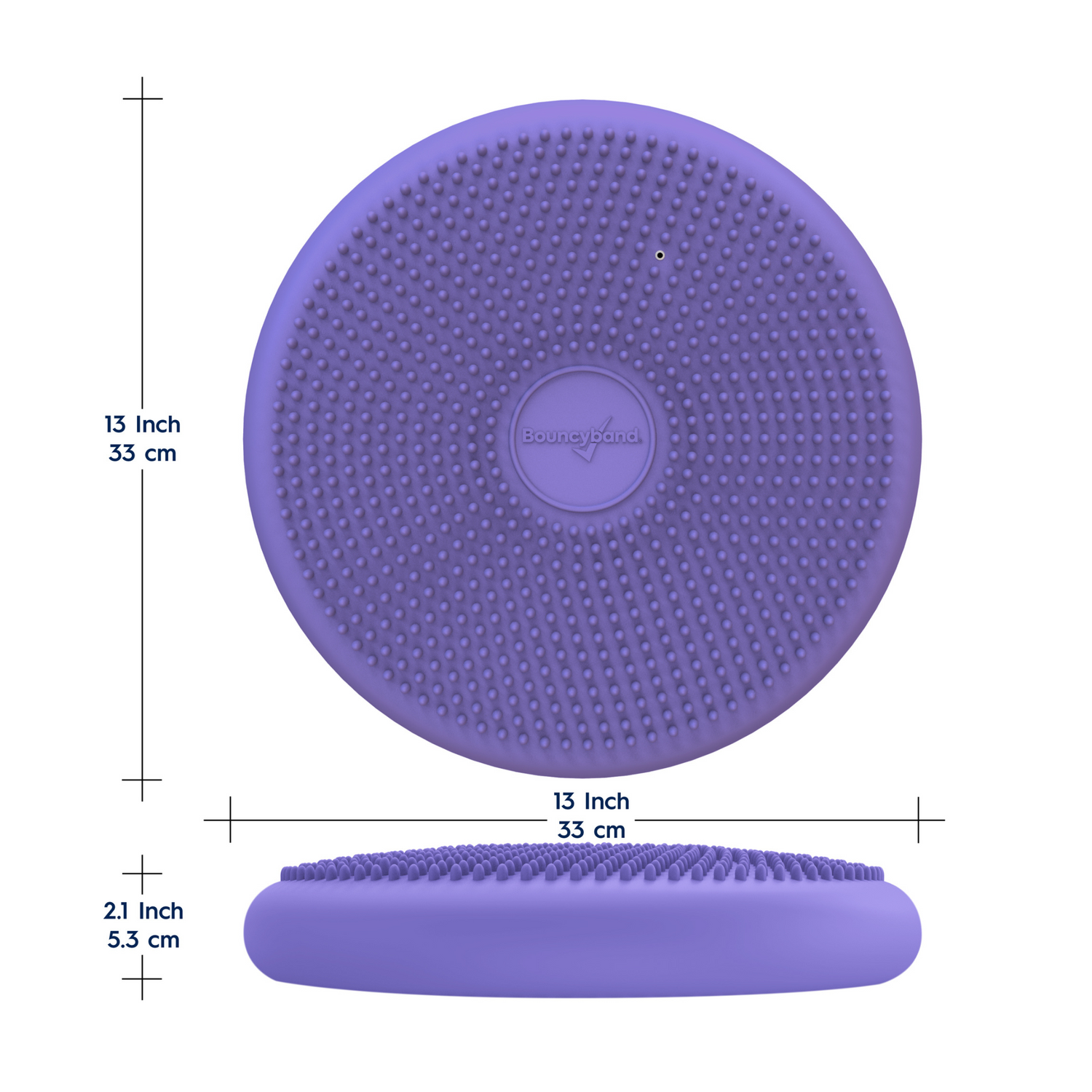 Wiggle Seat Big Sensory Chair Cushion for Elementary/Middle/High School Kids by Bouncyband®