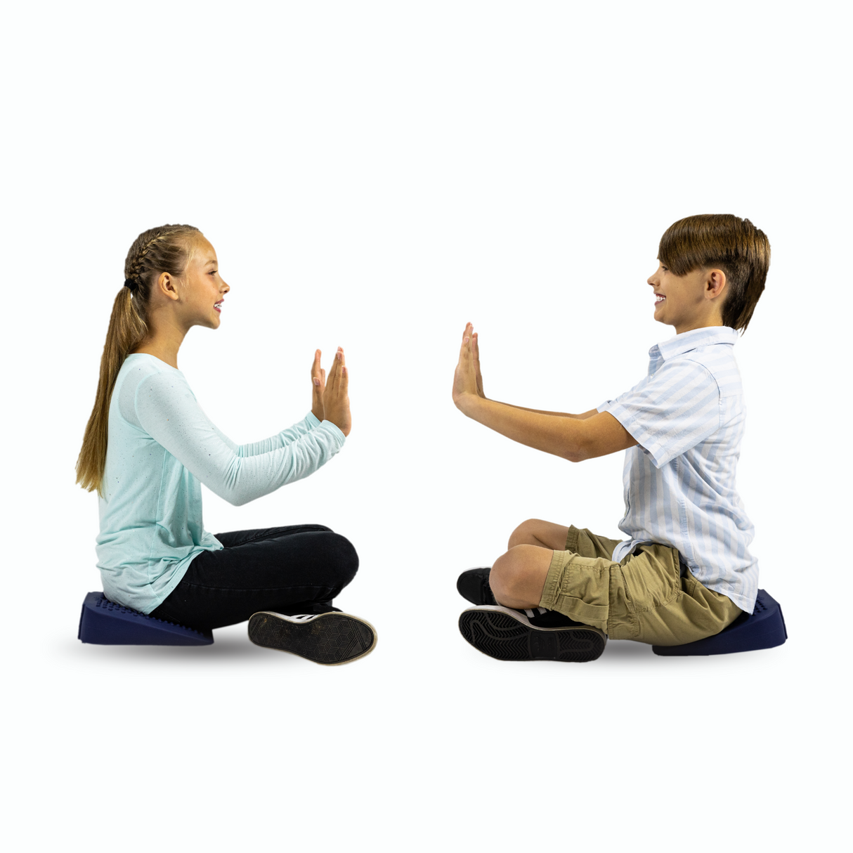 Wiggle Seat Antimicrobial Wedge Sensory Cushion for Pre-K/Elementary/Middle School Kids by Bouncyband®