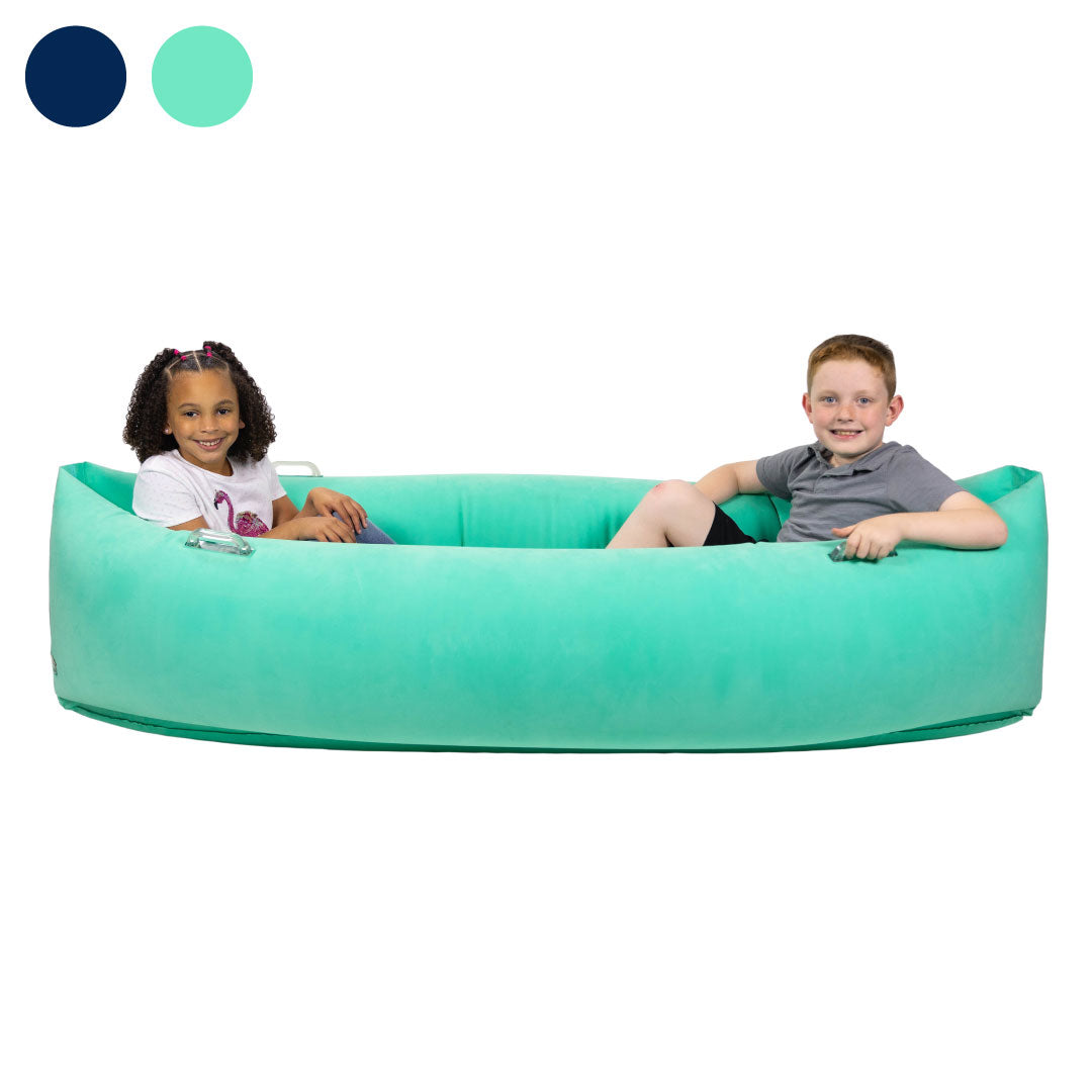 Comfy Hugging Peapod Large 80" for 23 Kids by Bouncyband® *Electric P