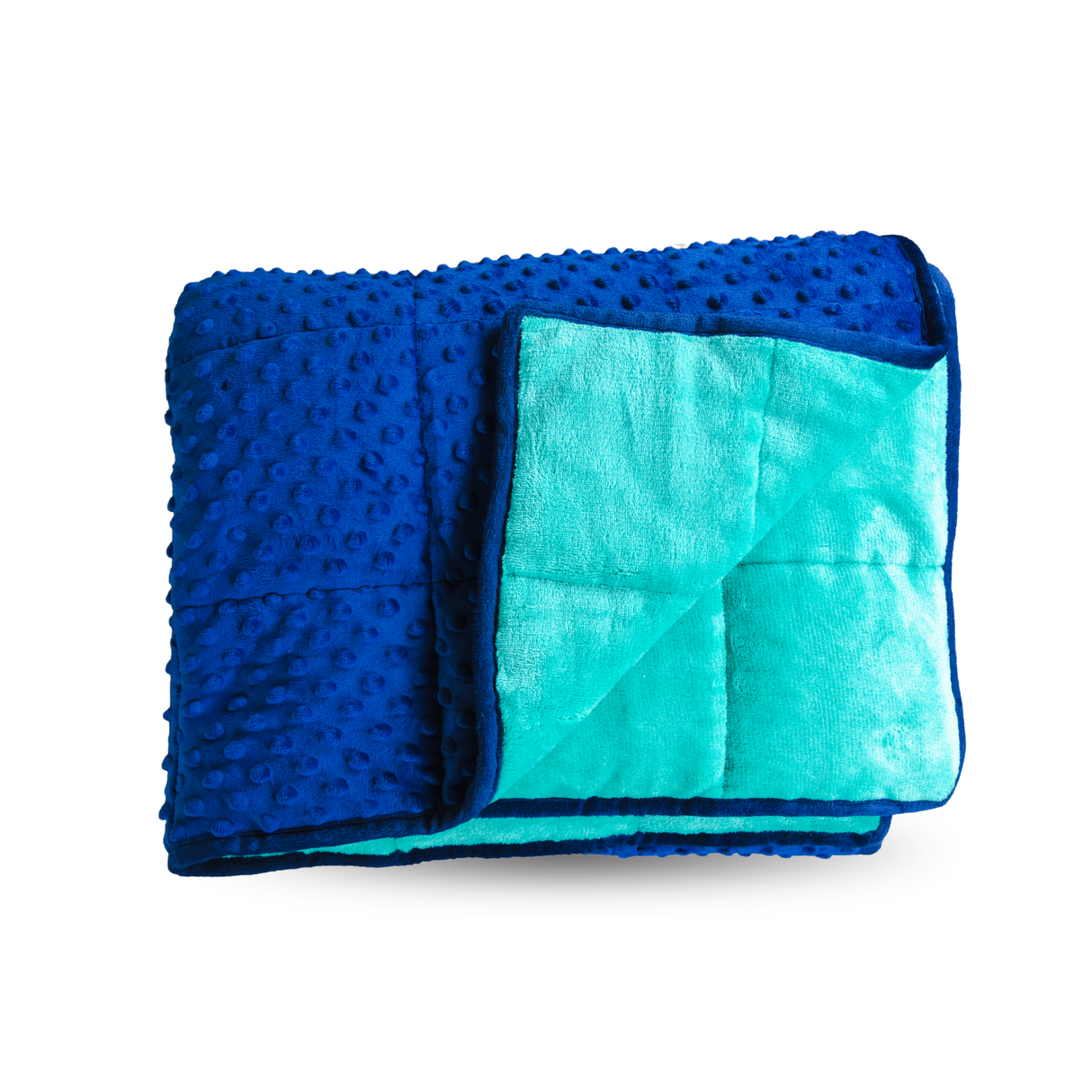 Soft Fleece Weighted 7lb Small Sensory Blanket for Kids, 56x36" by Bouncyband®
