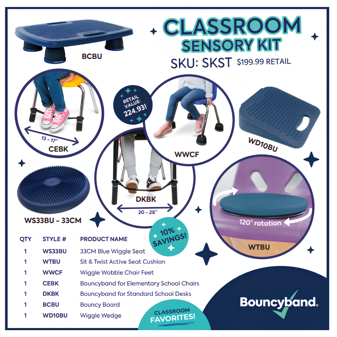 Classroom Sensory Kit by Bouncyband®