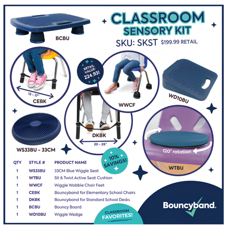 Classroom Sensory Kit by Bouncyband®
