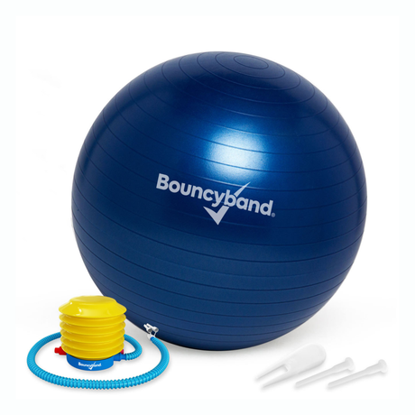 Balance Ball Chair 65cm Non-Rolling for High School Kids by Bouncyband®