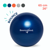Balance Ball Chair 65cm Non-Rolling for High School Kids by Bouncyband®