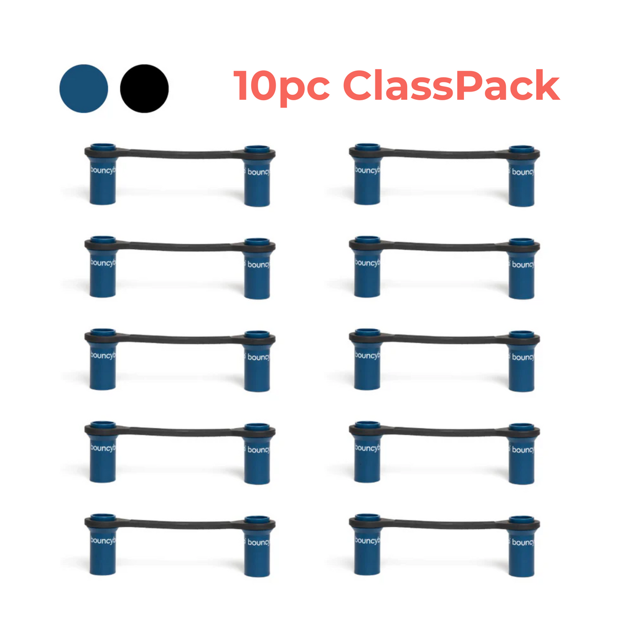 Bouncyband® 10pc ClassPack for Elementary School Chairs 13–17"