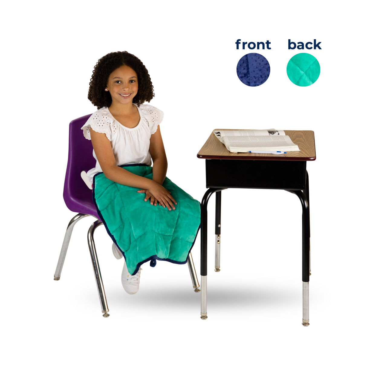 Comfy & Portable Weighted Sensory Lap Pad for Kids by Bouncyband®