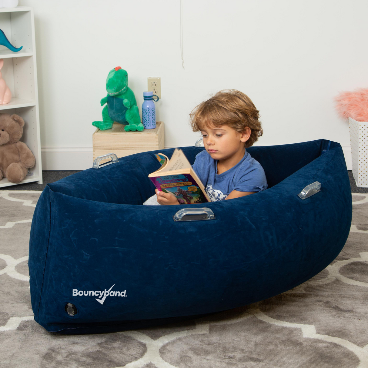 Comfy Hugging Peapod Small 48” for Pre-K/Elementary School Kids by Bouncyband® *Electric Pump Included