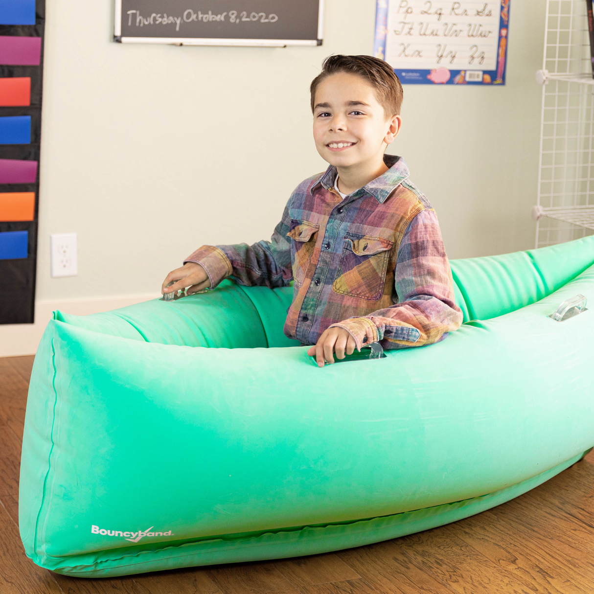 Comfy Hugging Peapod Medium 60" for Elementary/Middle School Kids by Bouncyband® *Electric Pump Included