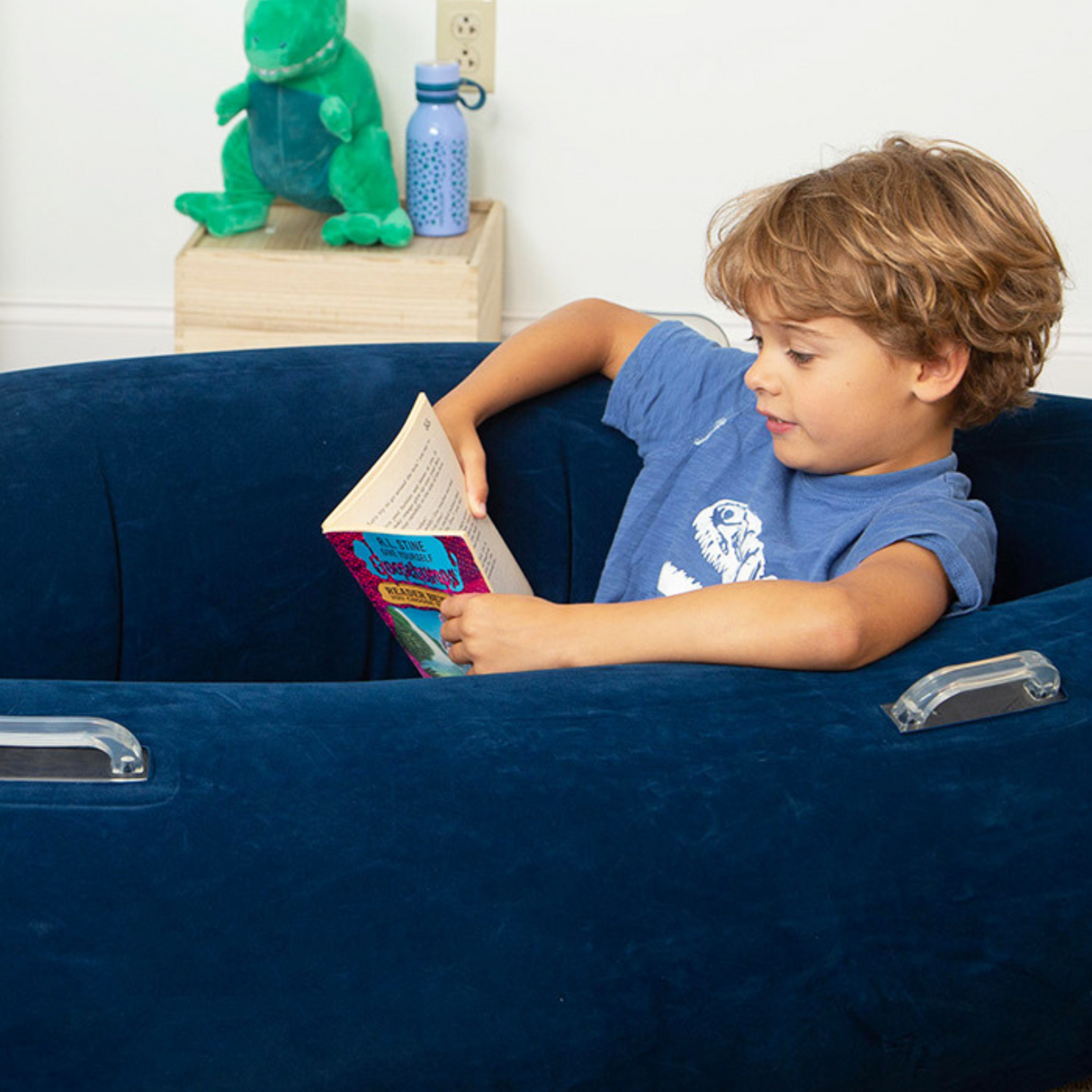 Comfy Hugging Peapod Medium 60" for Elementary/Middle School Kids by Bouncyband® *Electric Pump Included