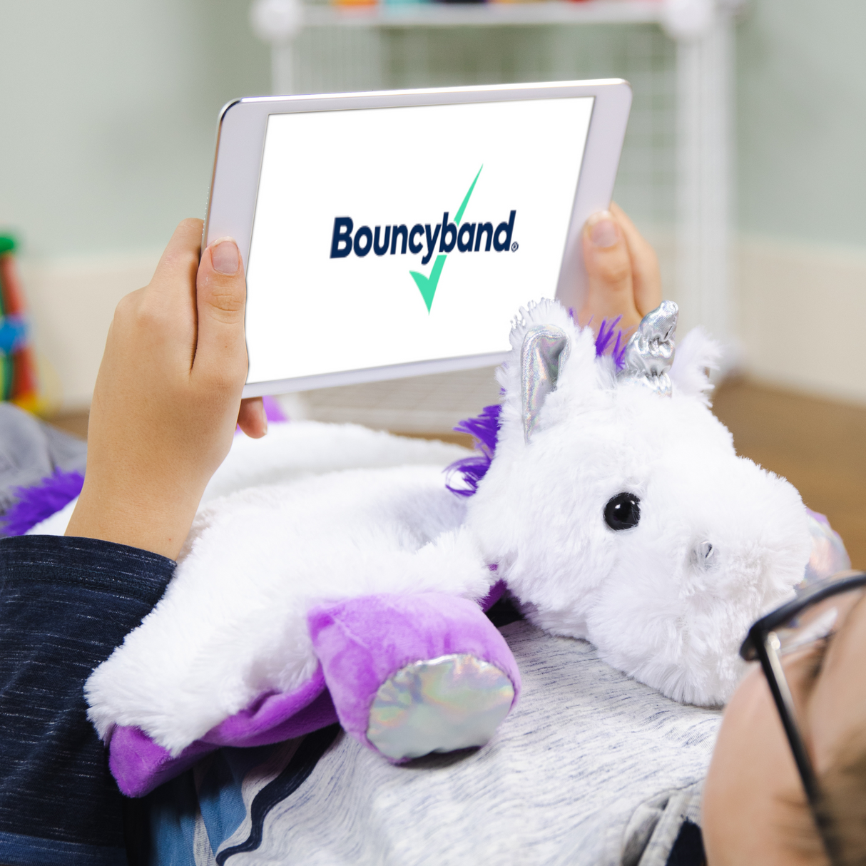 Washable Sensory Plush Lap Pads by Bouncyband®