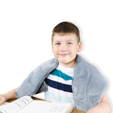 Sensory Weighted Dual Texture Shoulder Wrap for Kids, 40x12" by Bouncyband®