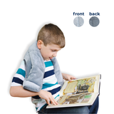 Sensory Weighted Dual Texture Shoulder Wrap for Kids, 40x12" by Bouncyband®
