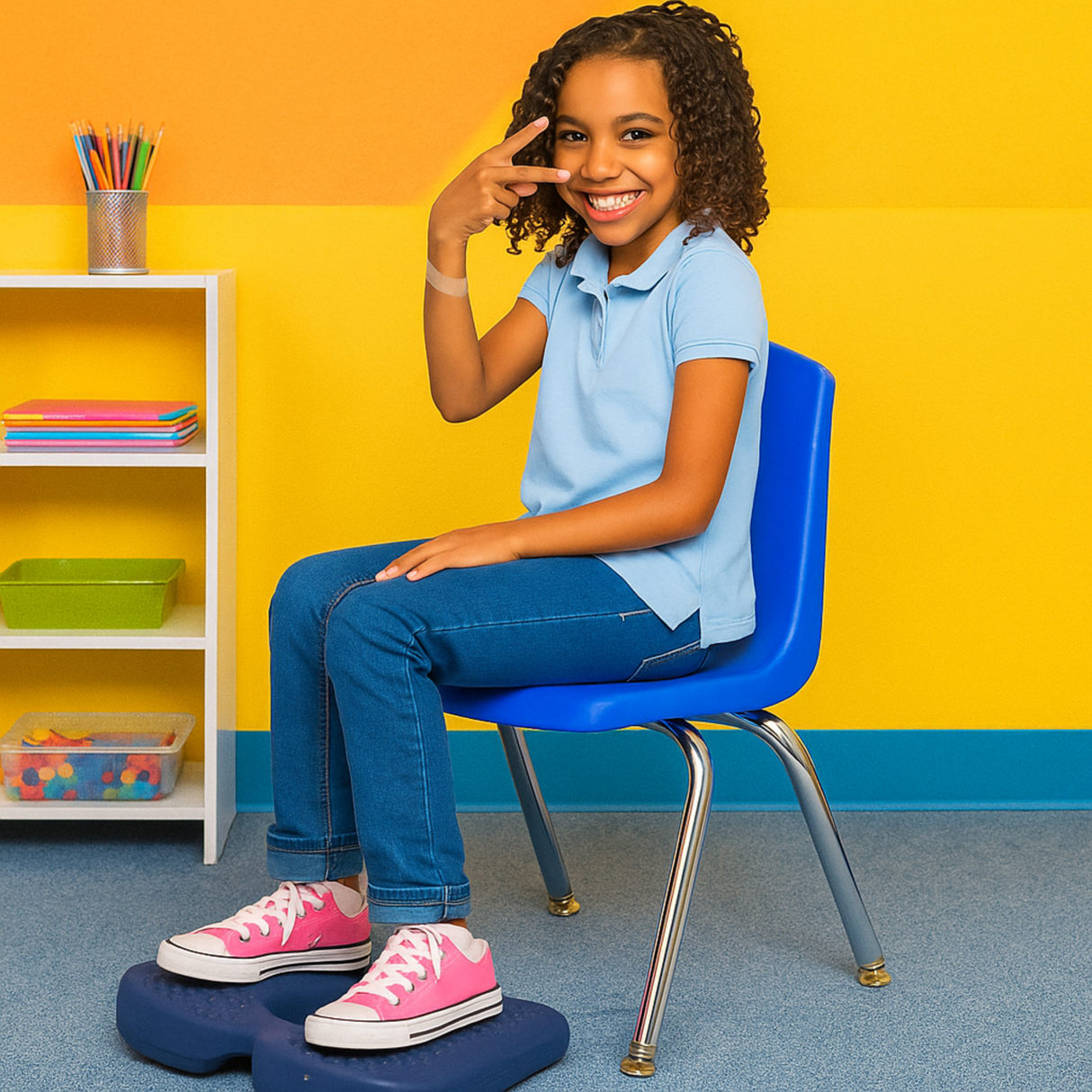 Wiggle Feet for Elementary/Middle/High School Kids by Bouncyband®