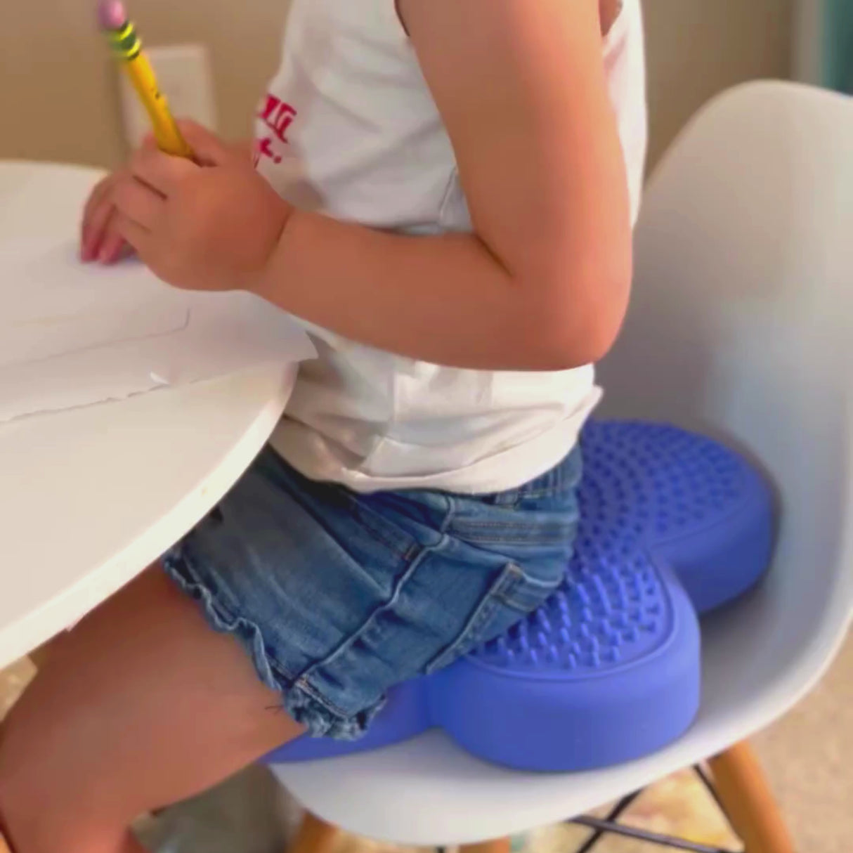 Wiggle Seat Little Fun Shape Sensory Chair Cushion for Elementary/Middle School Kids by Bouncyband®