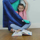 Soft Fleece Weighted 10lb Medium Sensory Blanket for Kids, 65x45” by Bouncyband®