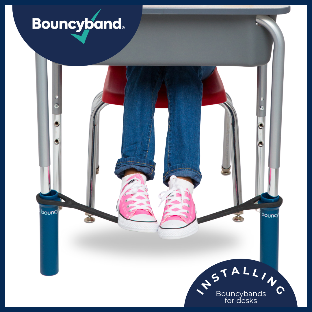 Bouncyband® 10pc ClassPack for School Desks 20–28"