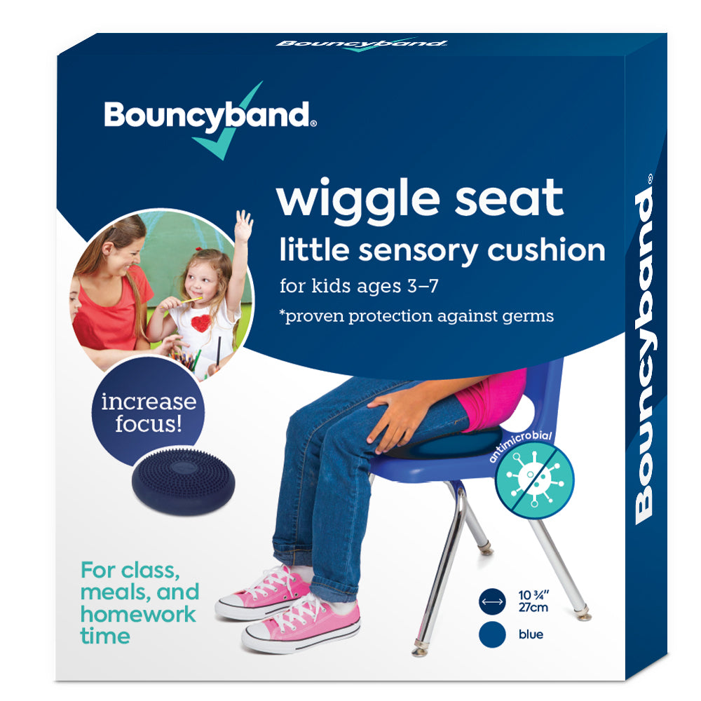Wiggle Seat Antimicrobial Wedge Sensory Cushion for Pre-K/Elementary/Middle  School Kids by Bouncyband®