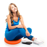 Wiggle Seat Big Sensory Chair Cushion for Elementary/Middle/High School Kids by Bouncyband®