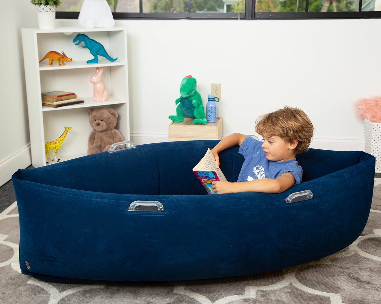 Comfy Hugging Peapod Medium 60" for Elementary/Middle School Kids by Bouncyband® *Electric Pump Included