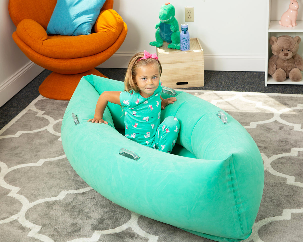 Comfy Hugging Peapod Medium 60" for Elementary/Middle School Kids by Bouncyband® *Electric Pump Included