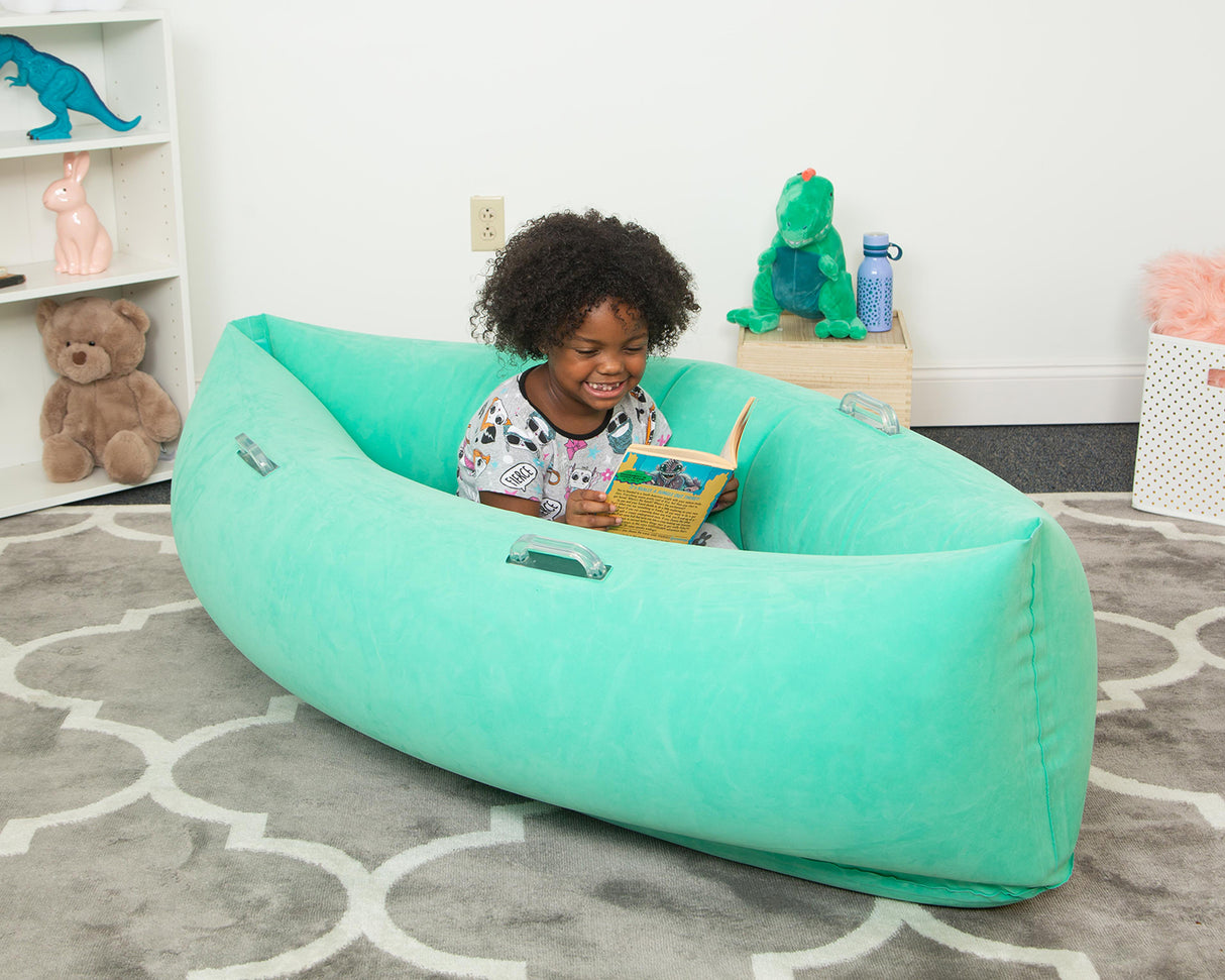 Comfy Hugging Peapod Medium 60" for Elementary/Middle School Kids by Bouncyband® *Electric Pump Included