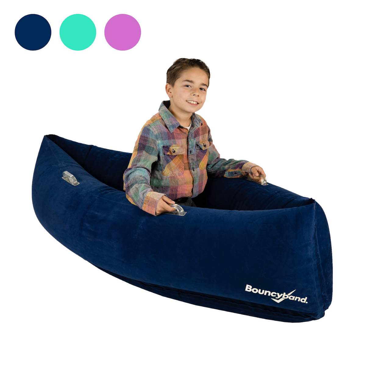 Comfy Hugging Peapod Medium 60" for Elementary/Middle School Kids by Bouncyband® *Electric Pump Included