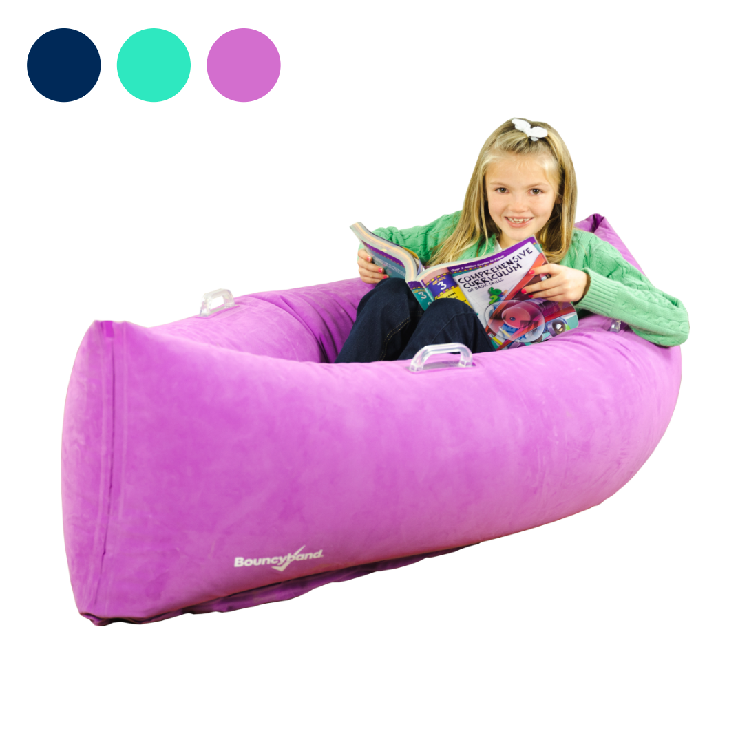 Comfy Hugging Peapod Medium 60" for Elementary/Middle School Kids by Bouncyband® *Electric Pump Included