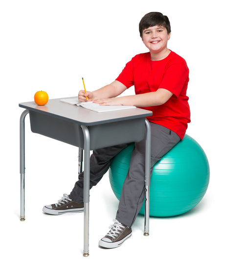 Balance Ball Chair 55cm Non-Rolling for Middle/High School Kids by Bouncyband®