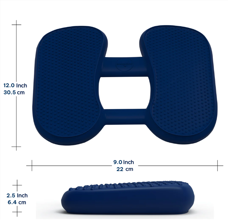 Bouncyband Little Wiggle Seat Sensory Cushion, Blue
